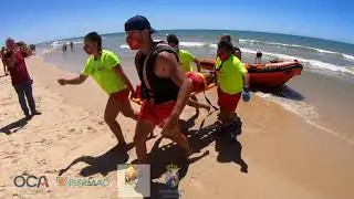Simulacro de SALVAMENTO Y SOCORRISMO Playa de Matalascañas (2020) [Parte 1: RESCATE con embarcación]