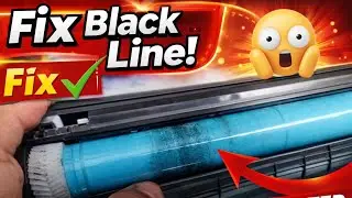 Canon 2900 black line problem |black line print fix After refill