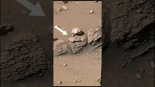 NASA's Mars Rover Curiosity's View of 'Paraitepuy Pass' form Martian Surface Sol 3563 #shorts