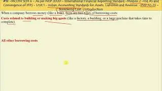 #18 -McomSem4- AsNEP2020-IFRS -IND AS 23 - Borrowing Cost - Practical Introduction
