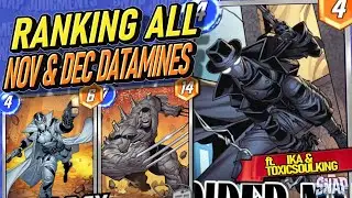 Ranking EVERY November and December Card Coming to Marvel Snap!