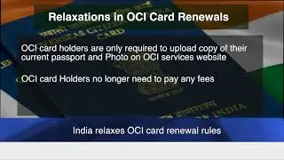 India relaxes OCI card renewal rules