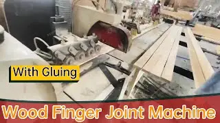 Woodworking Machinery Finger Joint Wood Gluing Baord Press Machine Lines