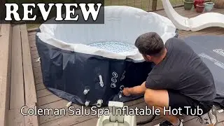 Coleman SaluSpa Inflatable Hot Tub - Setup & Review