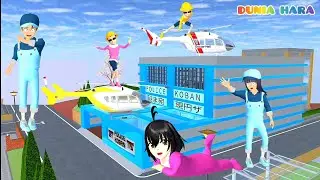 Buronan Kabur 😱 Kantor Polisi Baru Rusuh | Baby Raksasa Celine Hilang❗| Sakura School Simulator