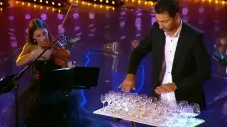 J. S. Bach Badinerie / Scherzo - Glass Harp