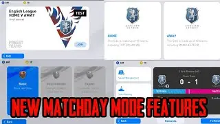 New matchday mode first look details pes 2020