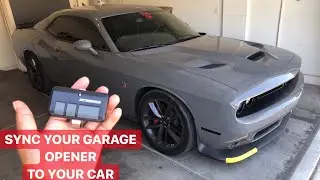 Как запрограммировать открывание гаражных ворот на Dodge Challenger/Charger (а также на другие автомобили)