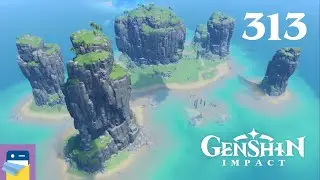 Genshin Impact: Решение головоломки &laquo;5 музыкальных камней&raquo; &mdash; Приключение на острове Мидсаммер &mdash; Broken Isle &mdash; 313