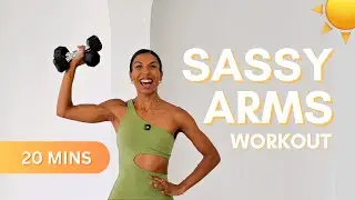 20 MIN ARMS & UPPER BODY WORKOUT + Dumbbells ☀️ Return to Sunshine Pilates Challenge