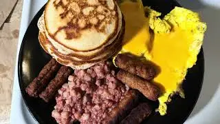 Breakfast Time with Travis Jefferies Cooking a Big Breakfast Feast!