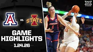 Arizona vs. Iowa State Game Highlights | 2025-26 Big 12 Women&rsquo;s Basketball