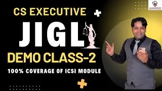 JIGL DEMO CLASS - 2 ❤️ CS EXECUTIVE JIGL 😇 JIGL CS EXECUTIVE 😇