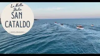 San Cataldo processione a mare - Cirò Marina - Calabria - Italia - Video con drone