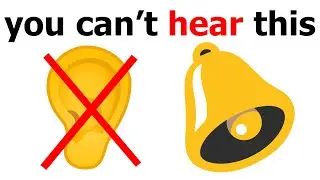 I don't think you can hear...All THE SOUNDS 🔔