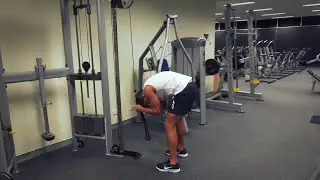 Standing Cable Crunches (Exercises.com.au)