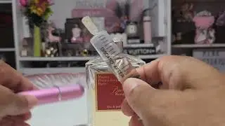 HOW TO DECANT YOUR LUXURY FRAGRANCE FOR TRAVELING ✈️ DEMO WITH MFK BACCARAT ROUGE 540