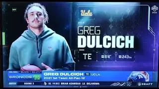 Broncos Draft Greg Dulcich