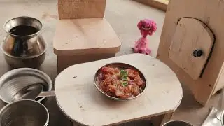 Mini prawn curry#minicooking#cooking#minifoodkey#miniature#minifood#mini#tinycolorfood 