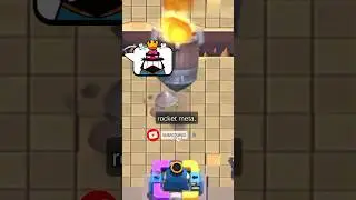 Rocket humble Destroy your king tower in 2 seconds!-Clash Royale goblin Revolution!