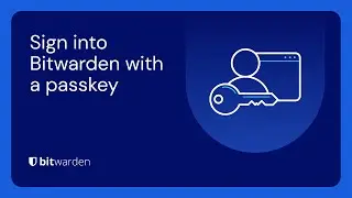 Войдите в Bitwarden с помощью ключа доступа