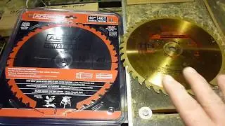 HARBOR FREIGHT OLD VS NEW SAW BLADE REVIEW