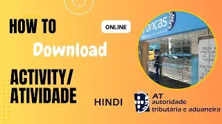 How To Quickly Download Activity / Atividade Proof From Finance / Finan&ccedil;as Online