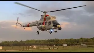 █▬█ █ ▀█▀ PZL Świdnik / PZL Kania SP-VSK | Lotnictwo Straży Granicznej + użycie szperacza w nocy