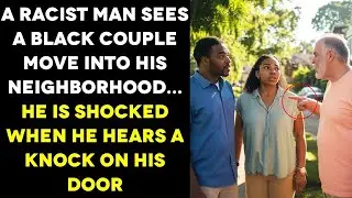 A Racist Neighbor Humiliates A Black Couple, Later He Gets Karma When He Hears A Knock On His Doo