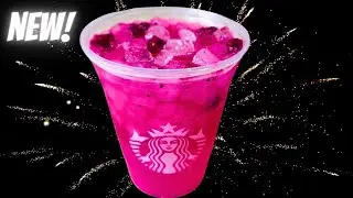 Starbucks Mango Dragon fruit Lemonade  Refresher