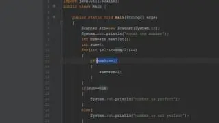 A java program to check if the number is a perfect number or not