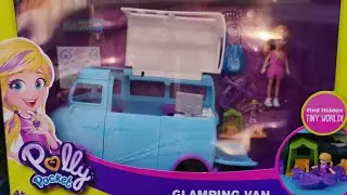 Unboxing Polly Pocket Glamping Van | with Ardee