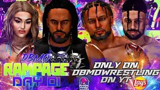 DBMO Rampage &ndash; Day 01 | WWE 2K25 AI Wrestling Show