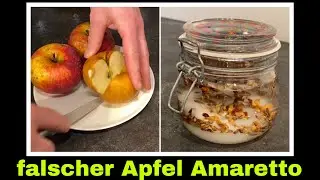 falscher Amaretto aus Apfelkernen | Apfellik&ouml;r aus Kernen Rezept | Selbstversorgung: &Auml;pfel