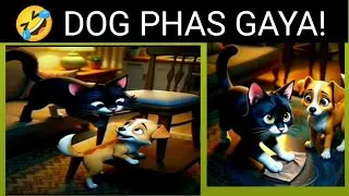 KYA HO GAYA?! 😂 | Funny Cat & Dog Cartoon