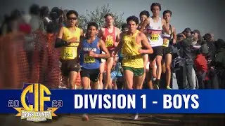 XC 2023 - CIF State D1, мальчики (представления перед гонкой, основные моменты гонки, награды и и...