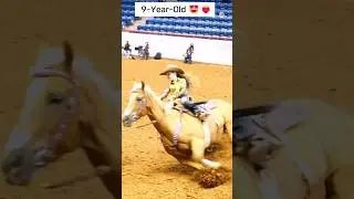 9-Year Old Barrel Racer! 😱🔥💯