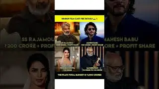 Varanasi Star Cast Salary ll#film#movie#upcomingmovie#varanasi#maheshbabu#priyankachopra#star