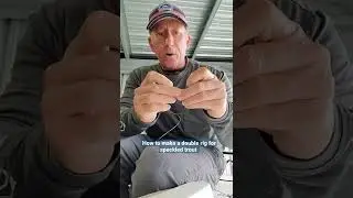 How to make a double rig for speckled trout. Please subscribe for more tips! #shorts