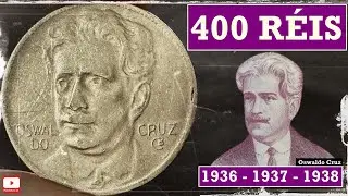 400 RÉIS - Oswaldo Cruz - 1936 / 1937 / 1938.