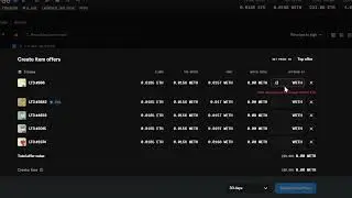 OpenSea's Bulk Item Offers Feature | 85/100 | Streamlining NFT Trading