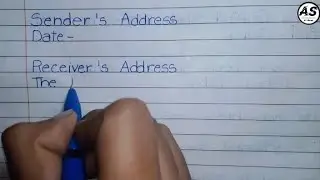 Formal Letter Format for Class 10 | Letter Writing | Handwriting Practice | No Talking