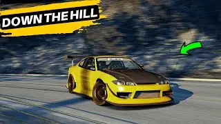 Drifting Down The Hill - Assetto Corsa Steering Wheel Gameplay