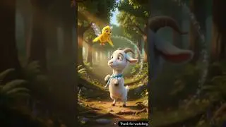 Kind Goat Saves a Bird | Heart Touching Cartoon Animal Story 😭