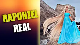 RAPUNZEL REAL Alena Kravchenko, la mujer que no se ha cortado el cabello desde los 5 años.