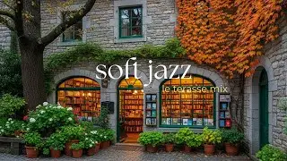 TERRACE CAFE JAZZ | CALM OUTDOOR COFFEE MOMENT 🌿😌 | BACKGROUND MUSIC