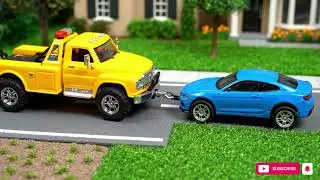 RC Mini Cars Toy Bridge Flood Escape Mission!