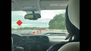 Flashing Red Arrow Traffic Lights and never ending construction in Newark Delaware 10/8/2025