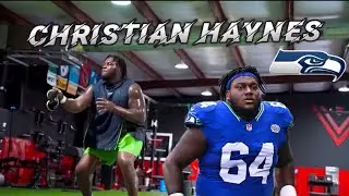 Seahawks Christian Haynes Put in serious work with Velocity Football Academy.