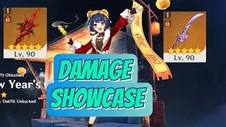 Xiangling, Engulfing Lightning Vs Crimson Moon's Semblance Showcase